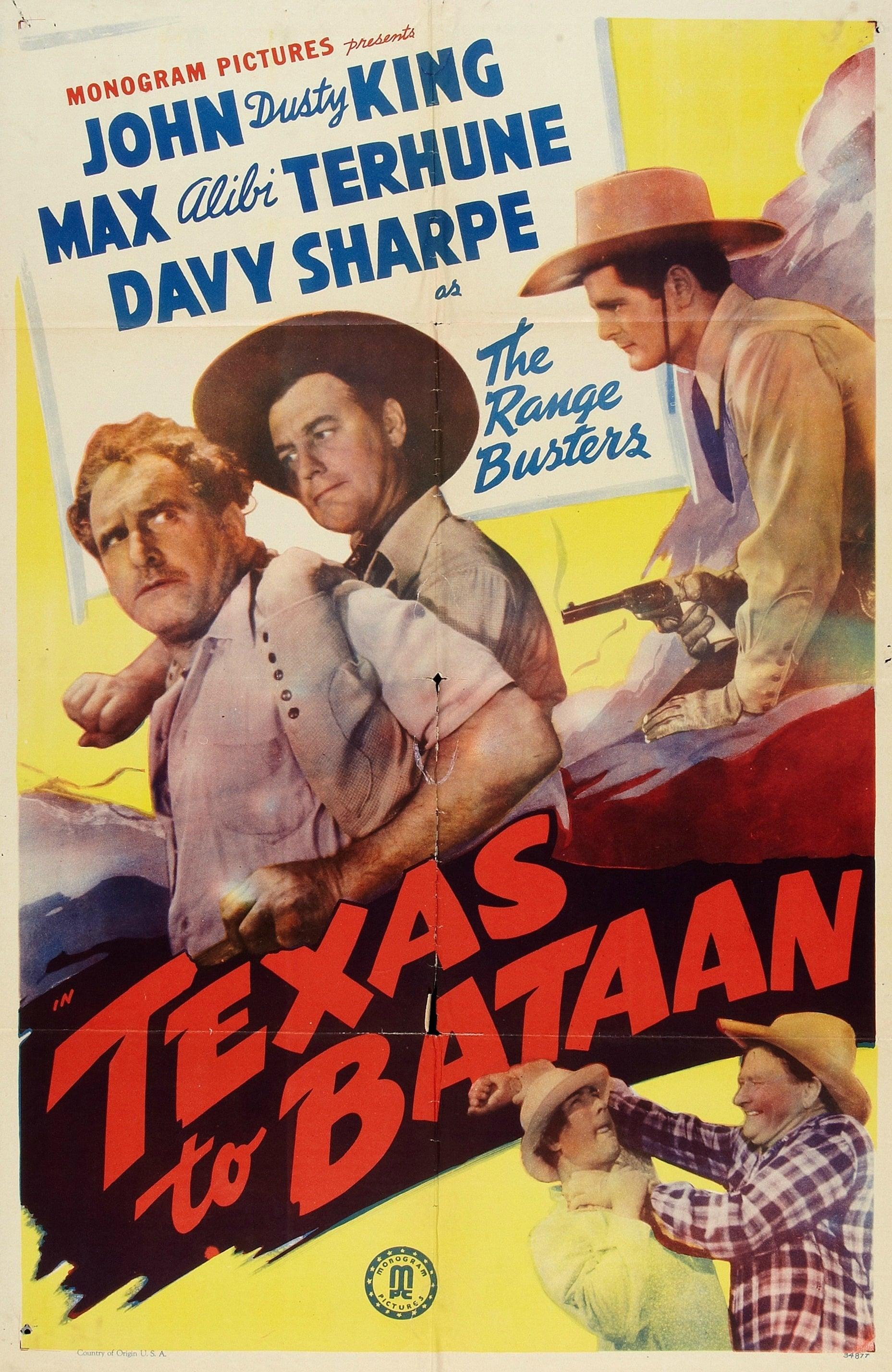 Texas to Bataan poster