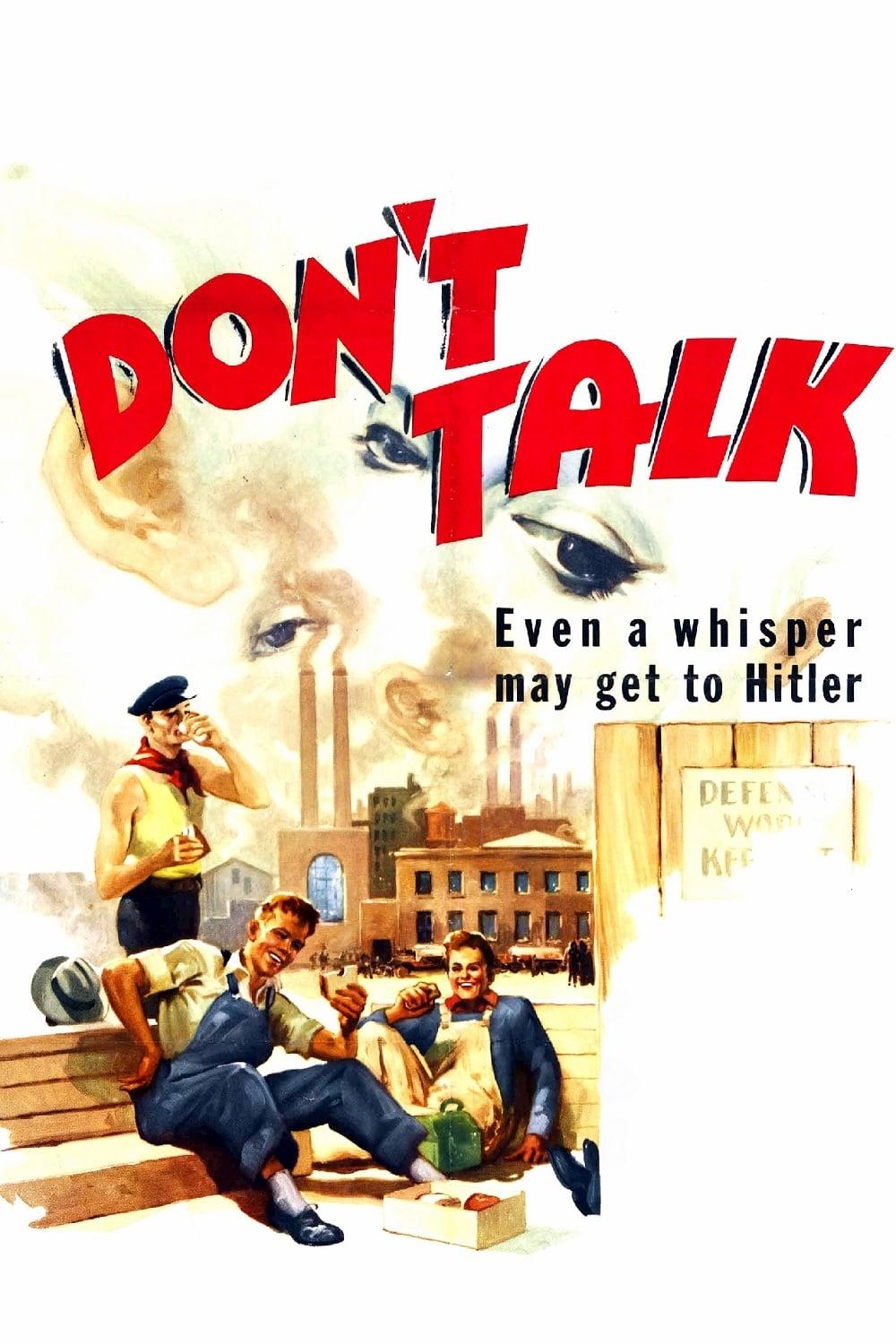 Don't Talk poster