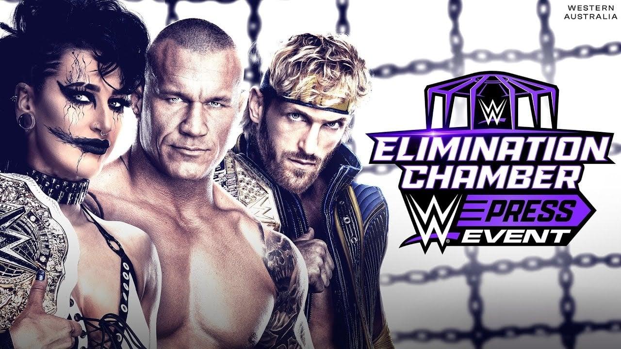WWE Elimination Chamber Press Event 2024 backdrop