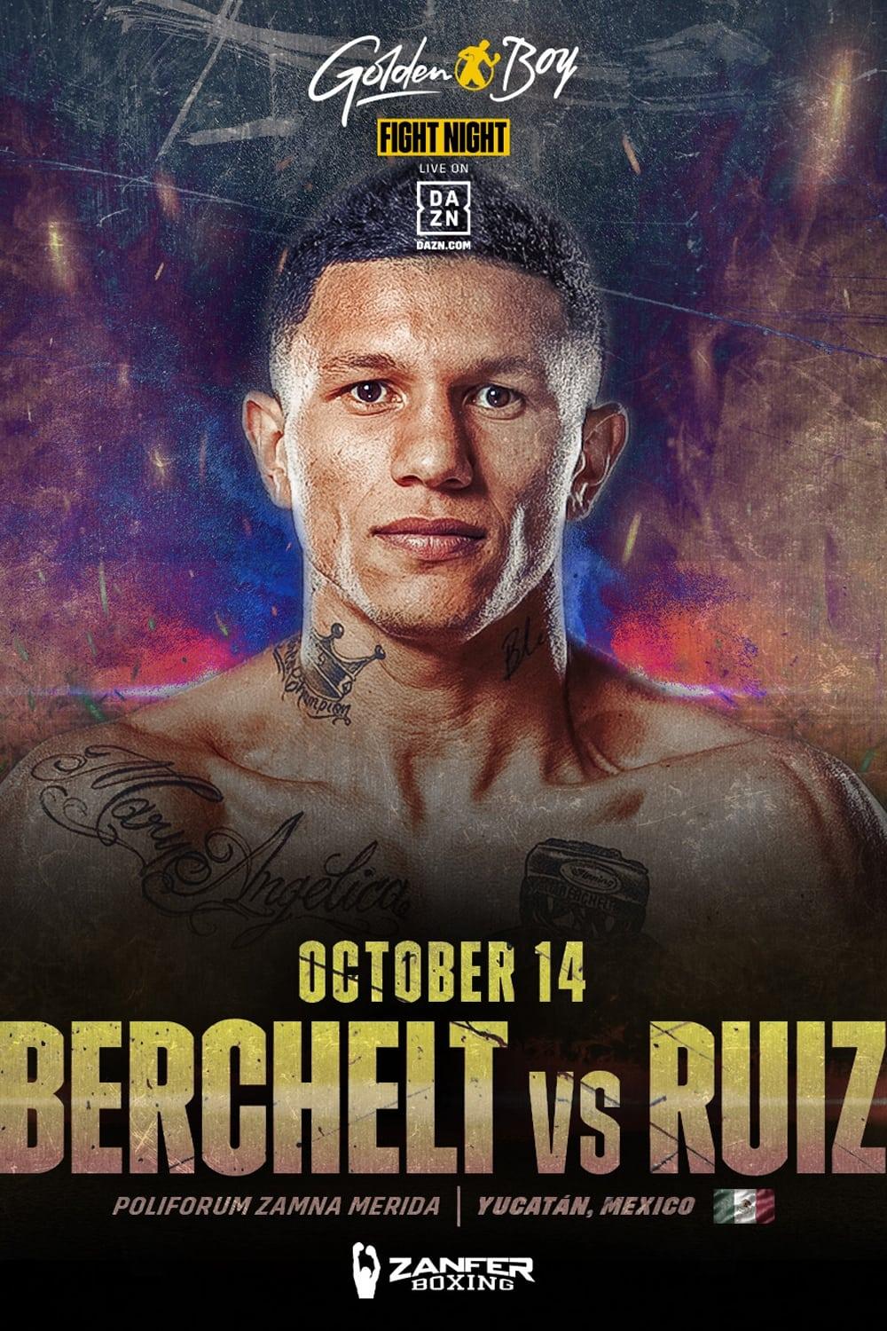 Miguel Berchelt vs. Diego Ruiz poster