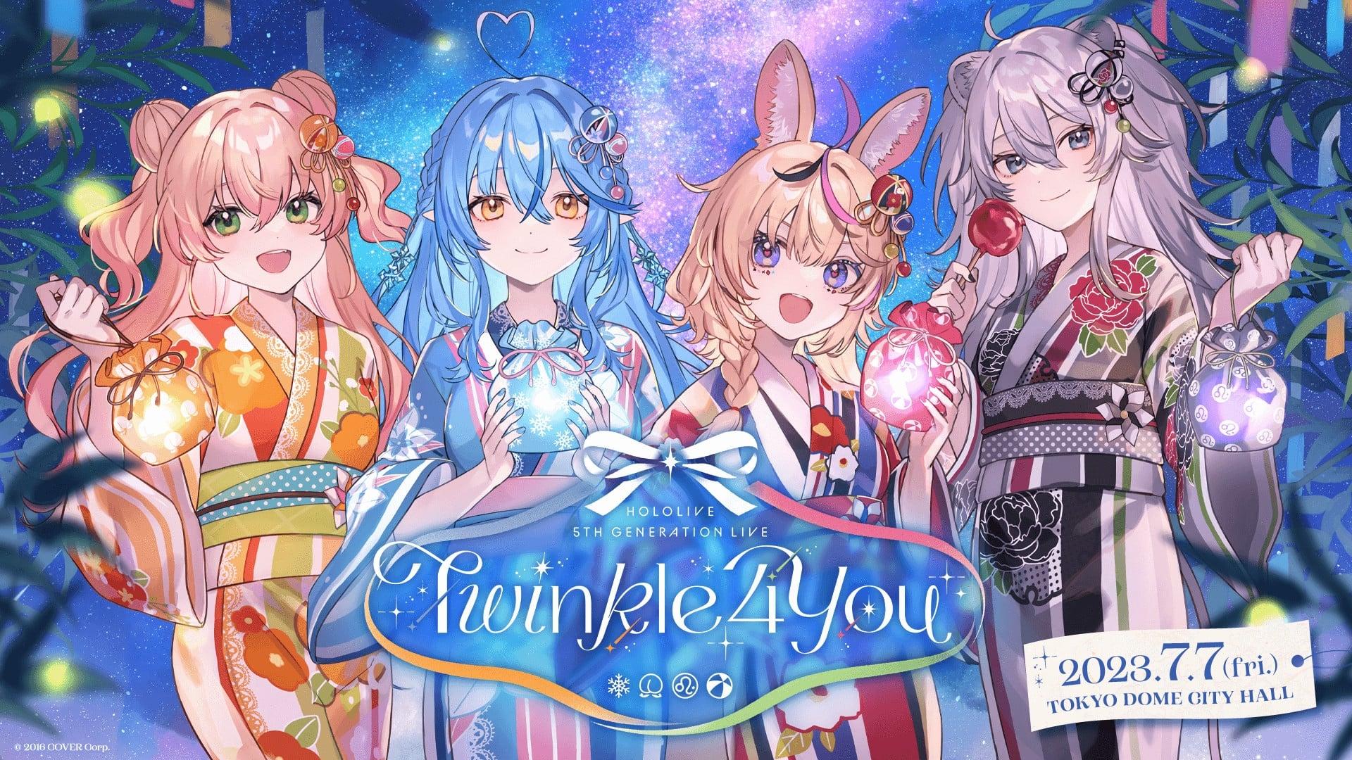 hololive 5th Generation Live "Twinkle 4 You" backdrop
