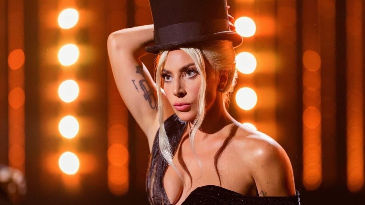 Lady Gaga Celebrates Love for Sale backdrop