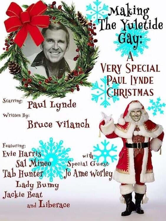 Making the Yuletide Gay: A Very Special Paul Lynde Christmas poster