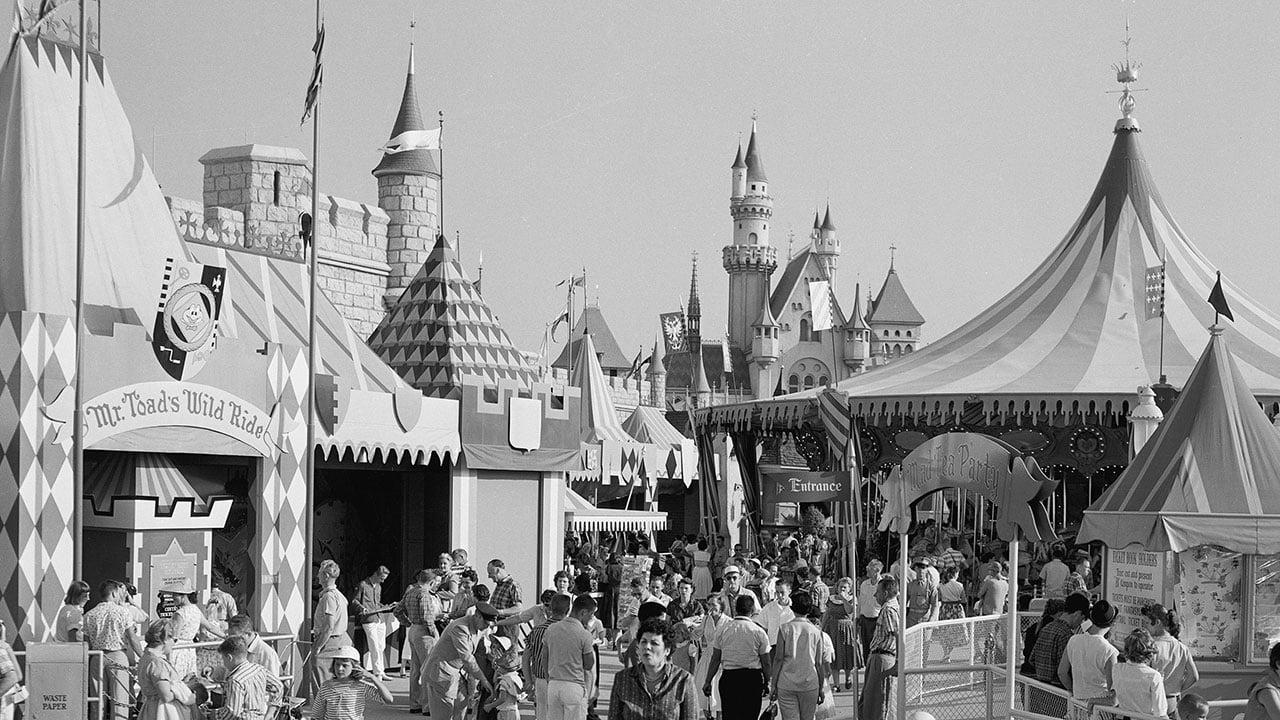 Disneyland's Opening Day Broadcast backdrop