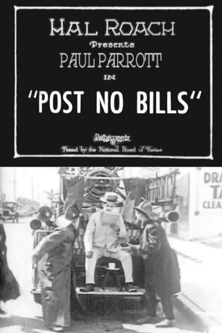 Post No Bills poster