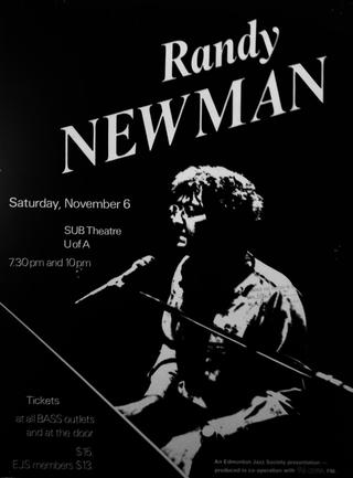 I Am, Unfortunately, Randy Newman poster