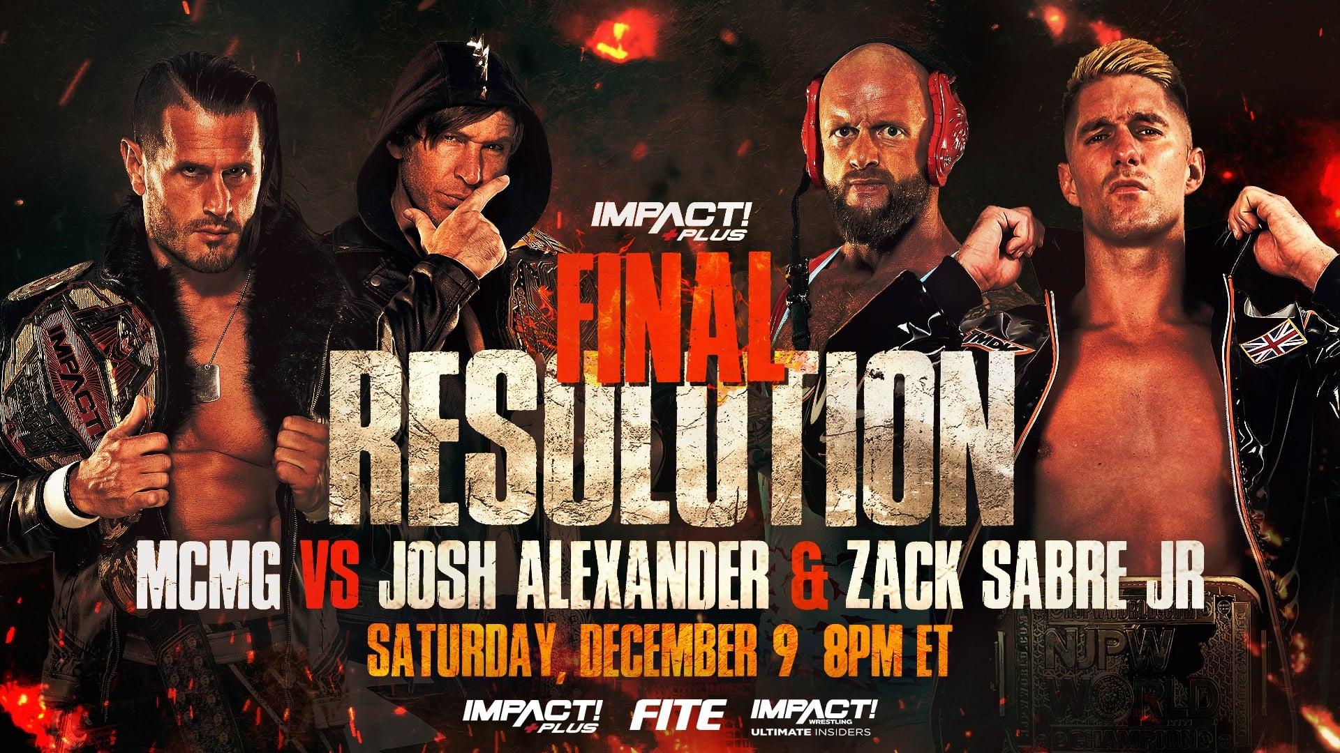 IMPACT Wrestling: Final Resolution 2023 backdrop