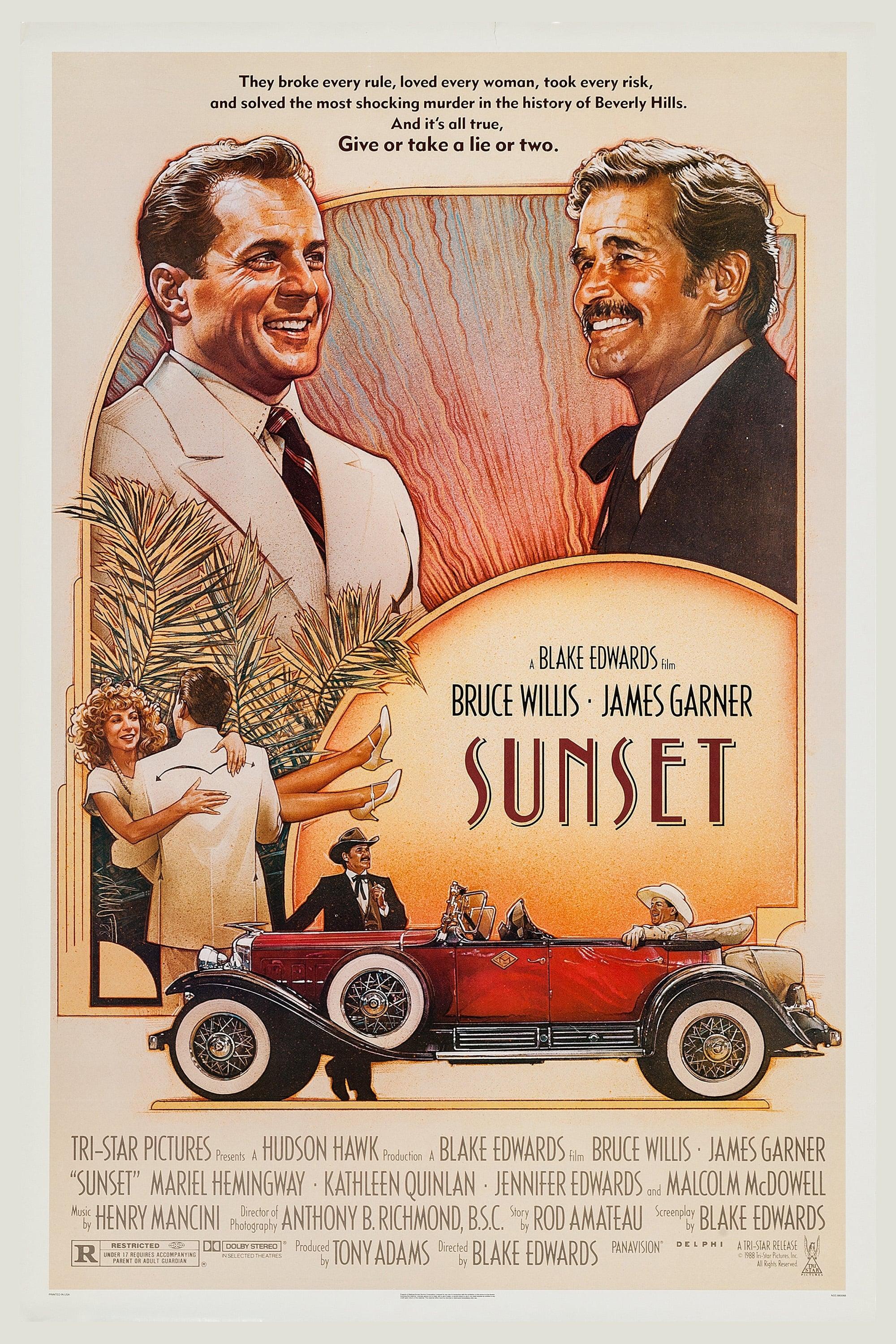 Sunset poster