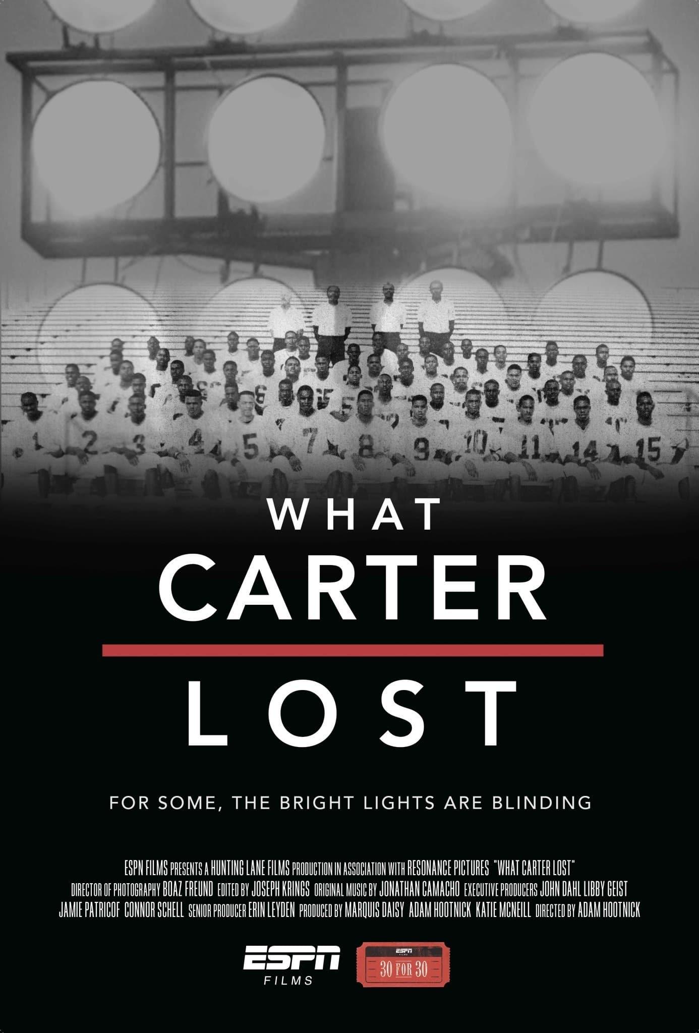 What Carter Lost poster