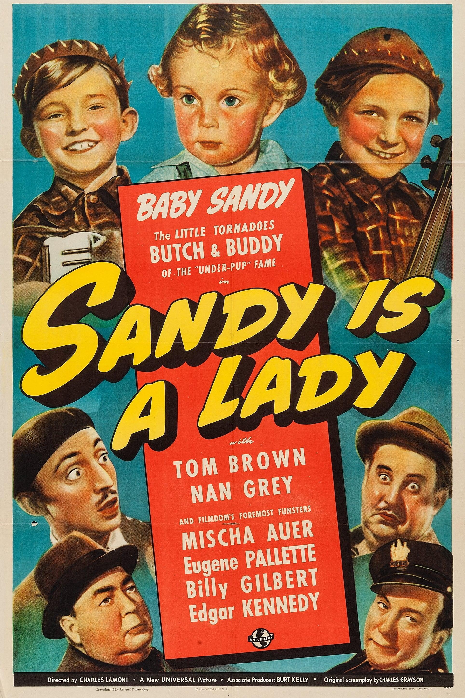 Sandy Is a Lady poster