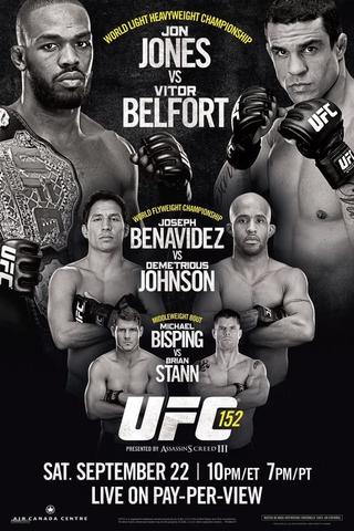 UFC 152: Jones vs. Belfort poster