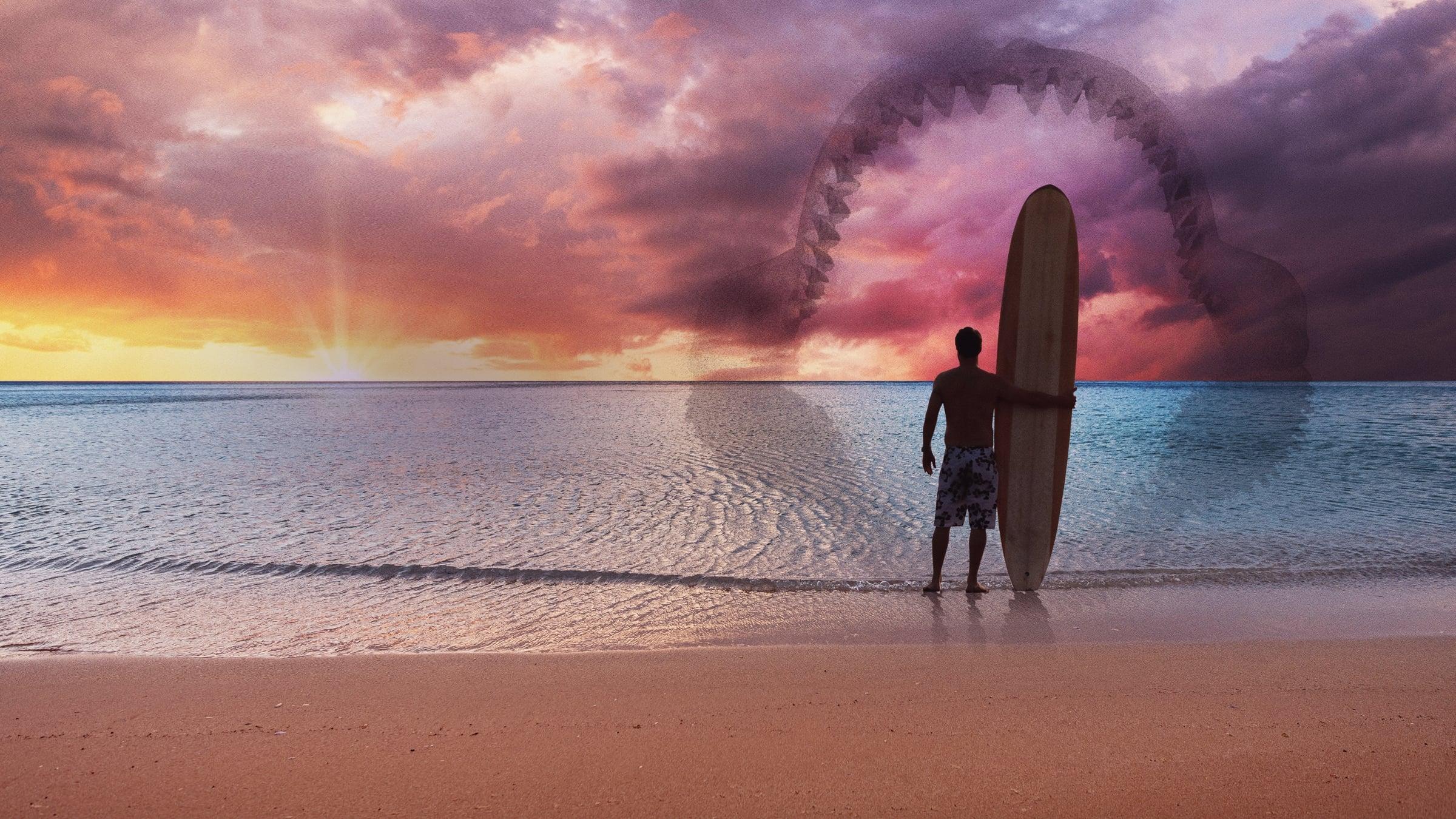 Shark vs. Surfer backdrop