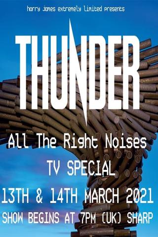 Thunder All The Right Noises TV Special poster