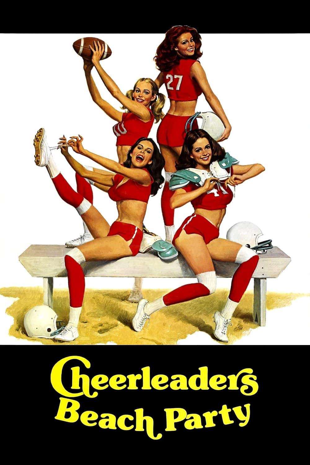 Cheerleaders Beach Party poster