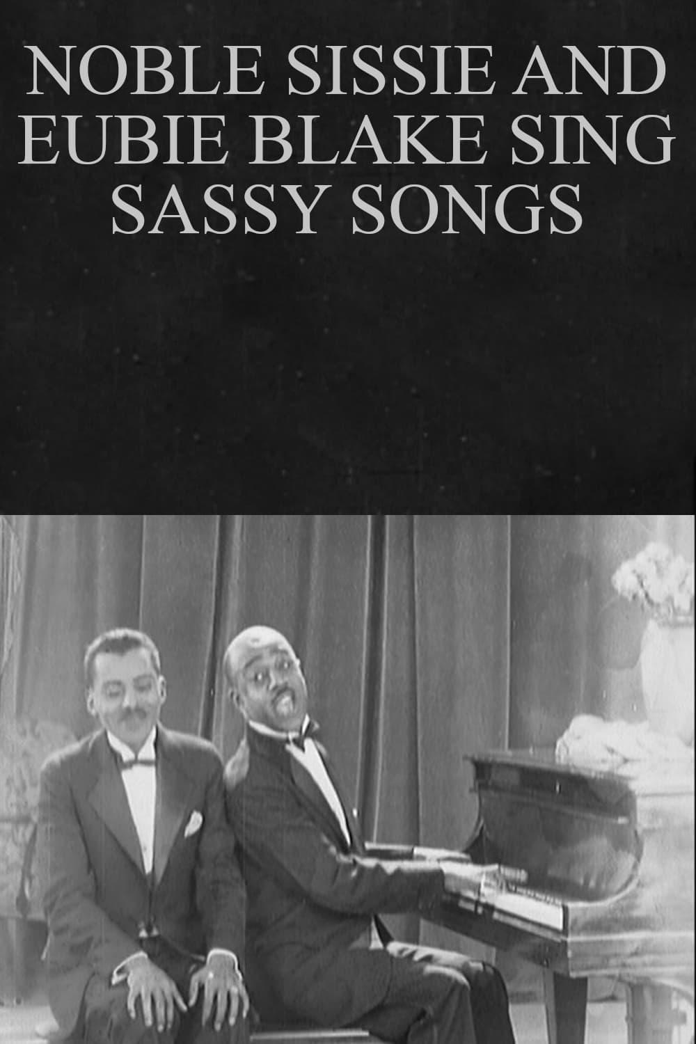 Noble Sissle and Eubie Blake Sing Snappy Songs poster