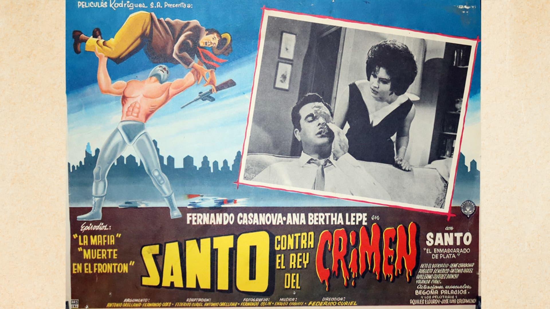 Santo vs. the King of Crime backdrop