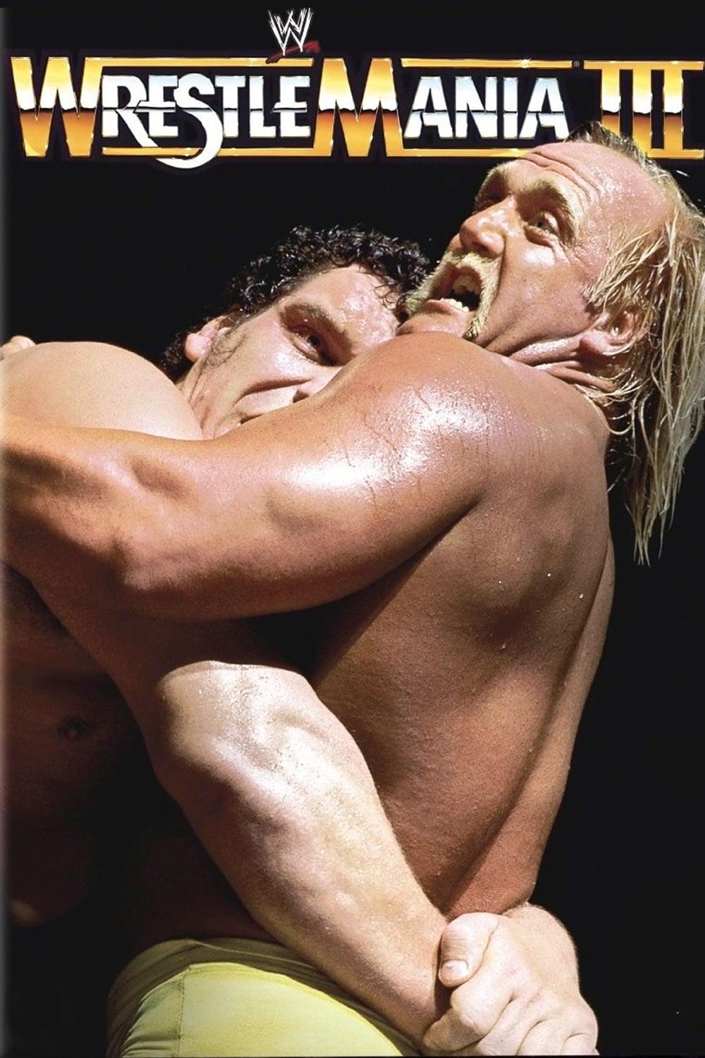 WWE WrestleMania III poster