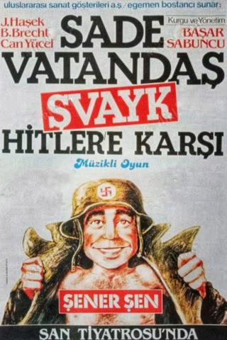 Sade Vatandaş Şvayk Hitler'e Karşı poster