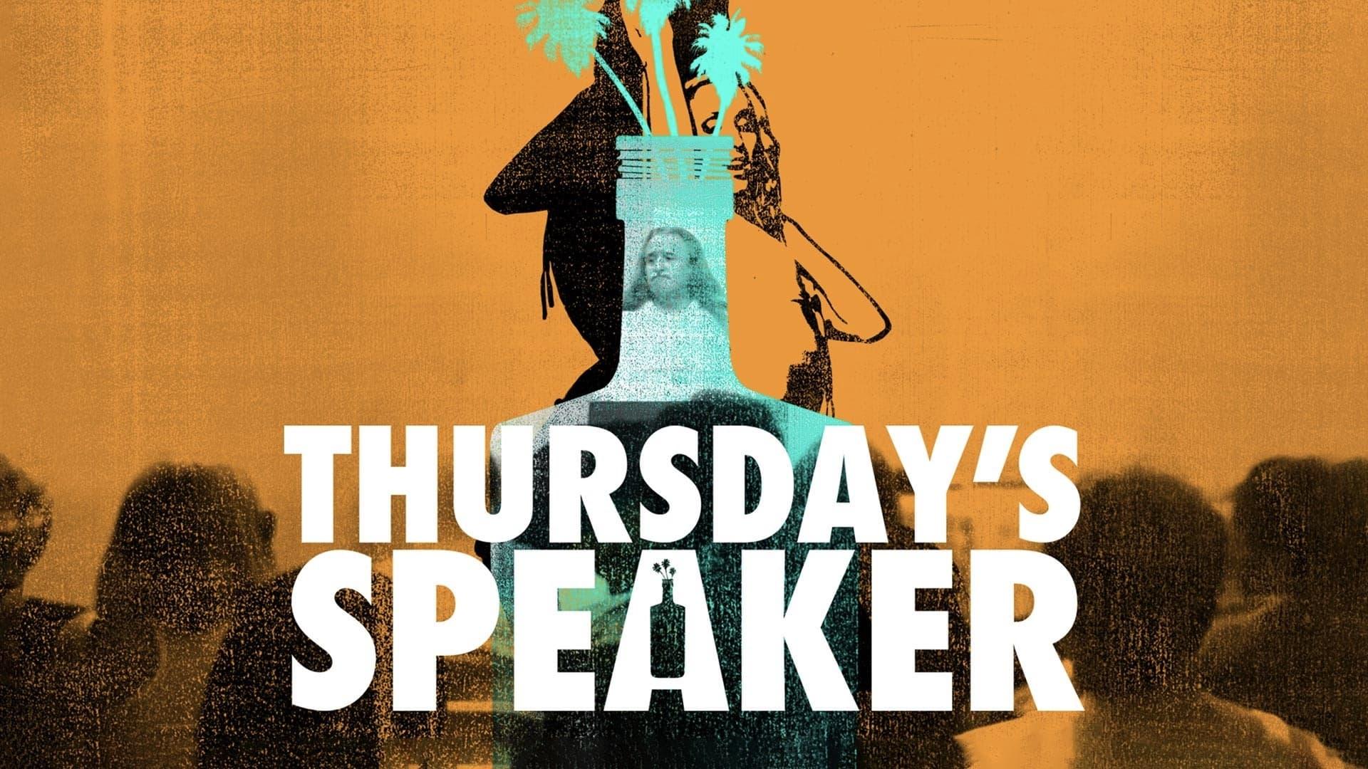 Thursday's Speaker backdrop