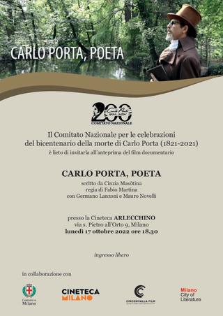 Carlo Porta, Poeta poster