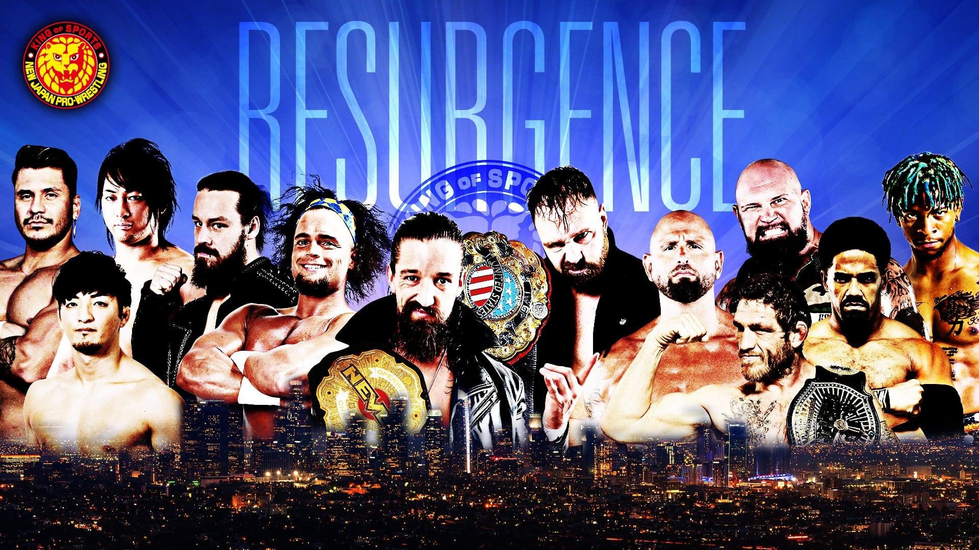 NJPW Resurgence backdrop