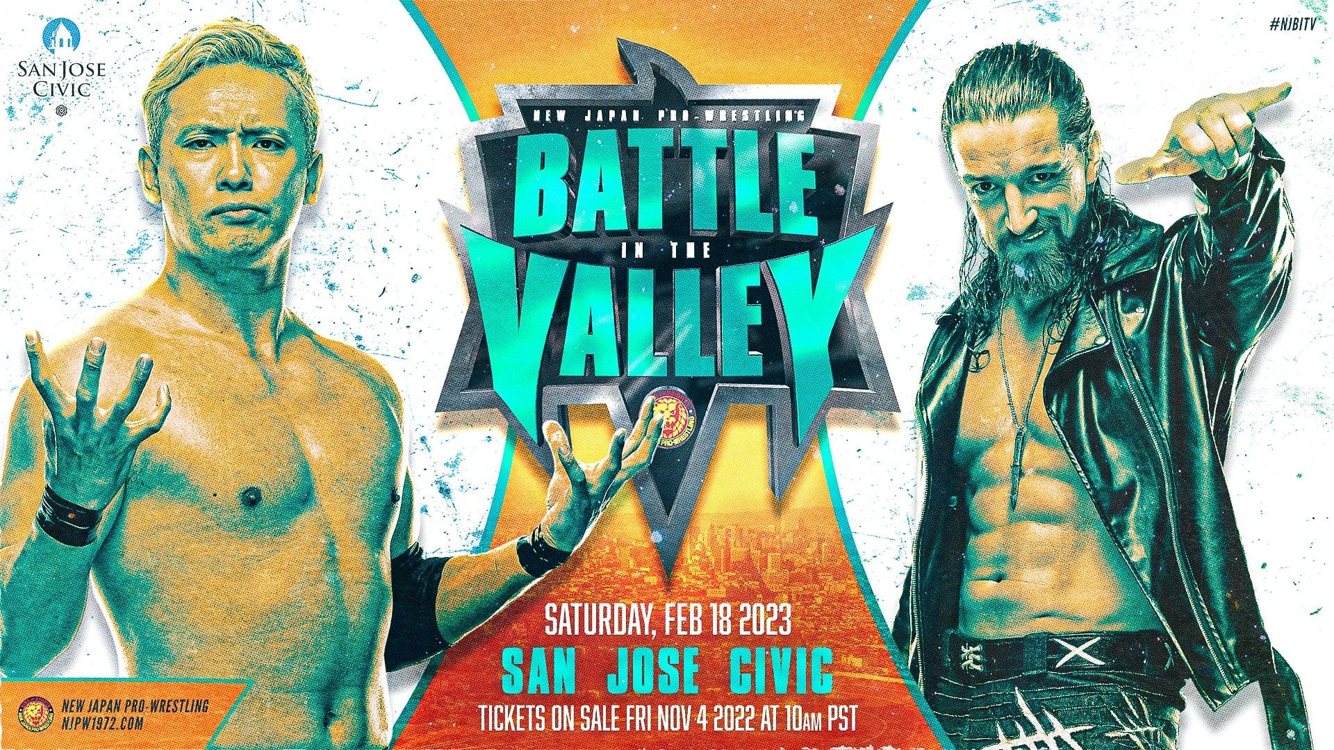 NJPW: Battle In The Valley backdrop