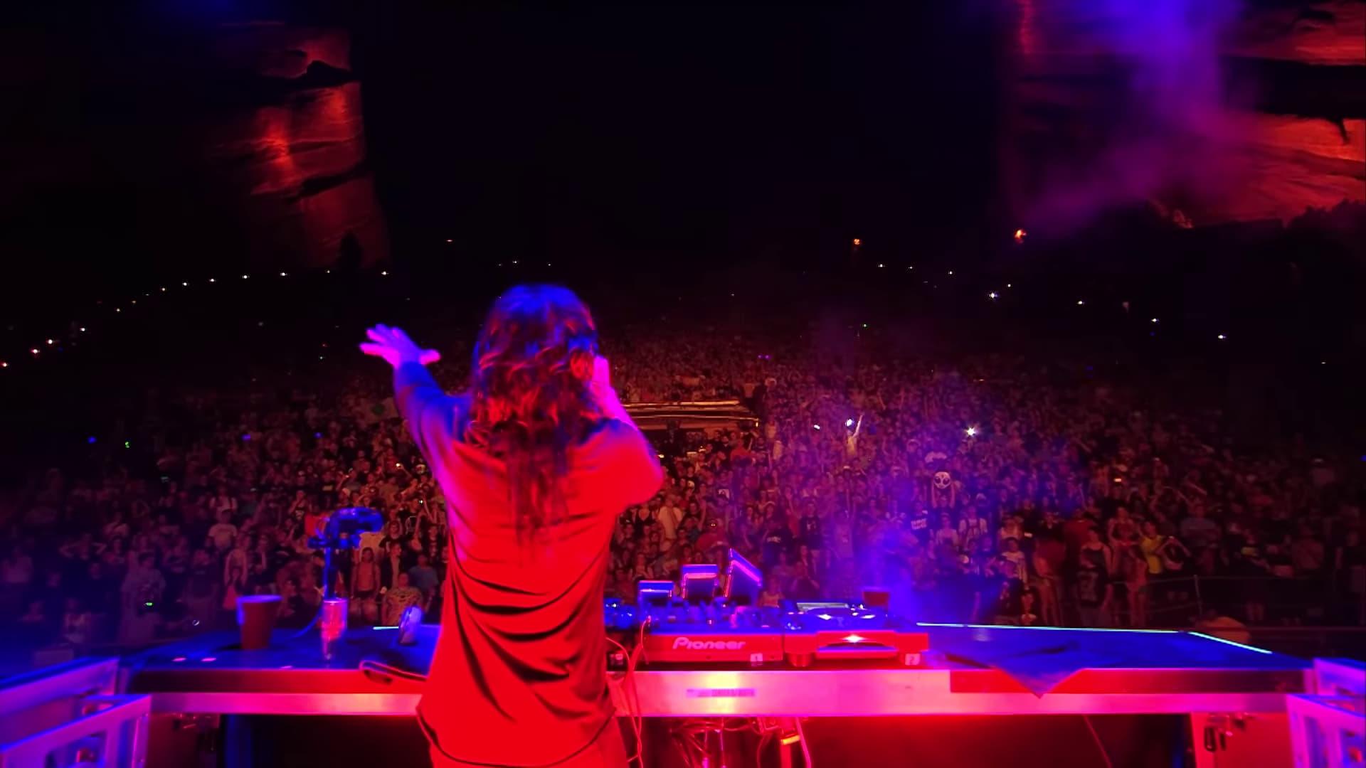 Skrillex - Live @ Red Rocks Amphitheatre backdrop