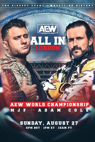 AEW All In: London poster