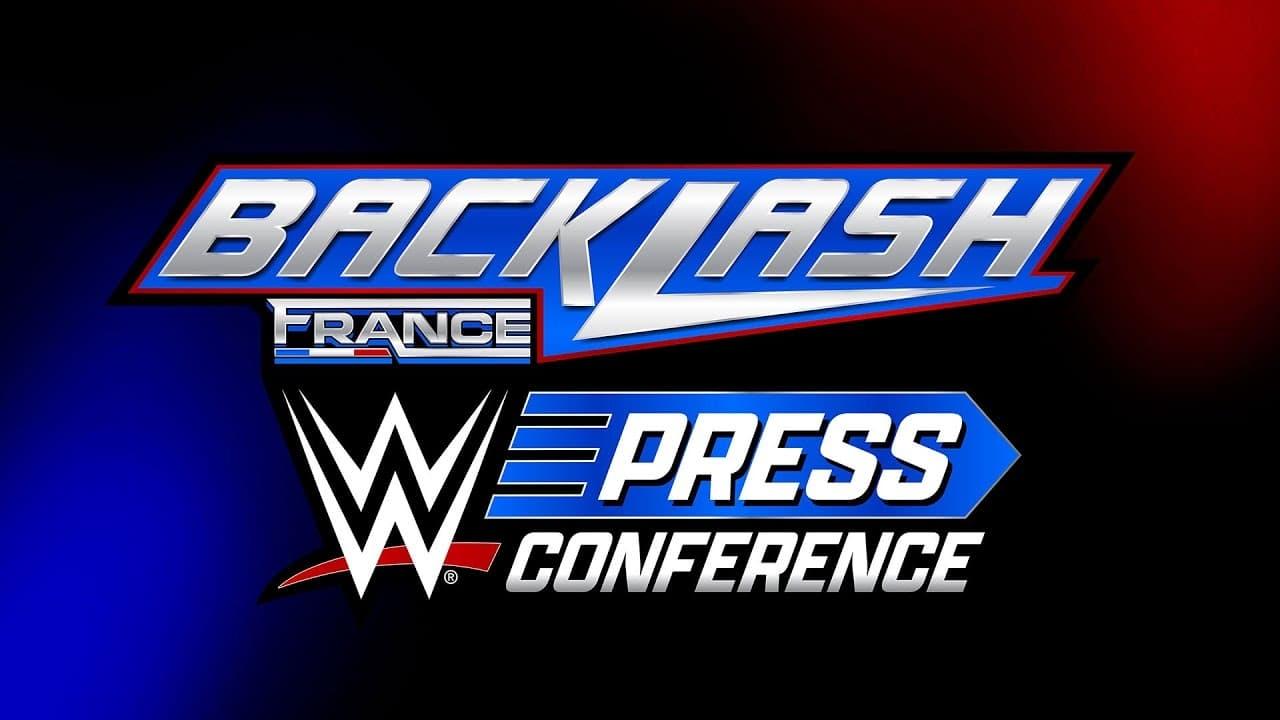 WWE Backlash France Post-Show Press Conference 2024 backdrop
