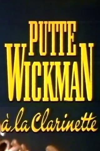 Putte Wickman à la clarinette poster
