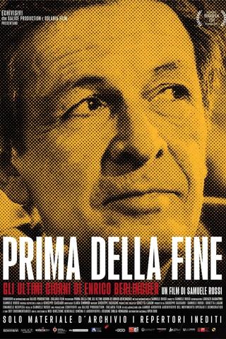 Prima della fine - Gli ultimi giorni di Enrico Berlinguer poster