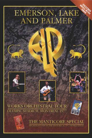 Emerson, Lake & Palmer: Works Orchestral Tour poster