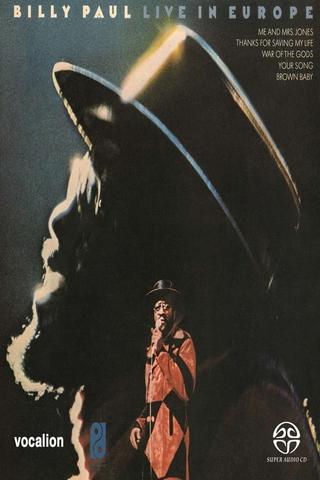 Billy Paul Live In Europe poster