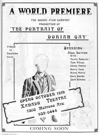 The Portrait of Dorian Gay poster
