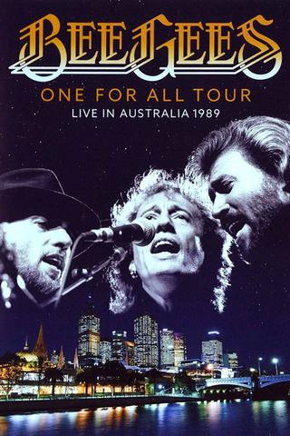 Bee Gees: One for All Tour - Live in Australia 1989 poster