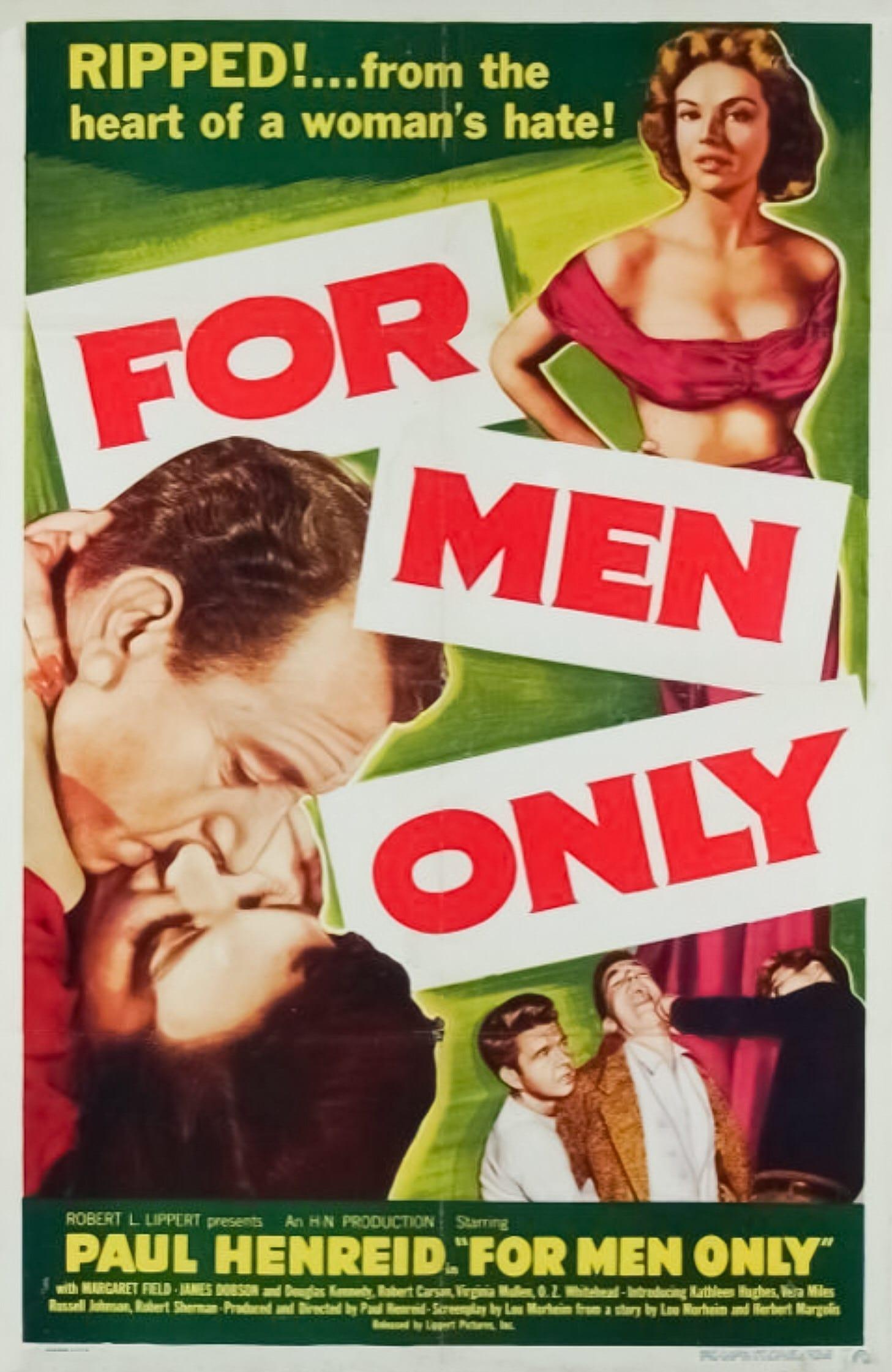 For Men Only poster