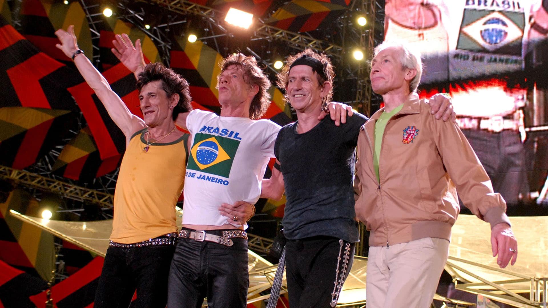 The Rolling Stones - A Bigger Bang: Live On Copacabana Beach backdrop
