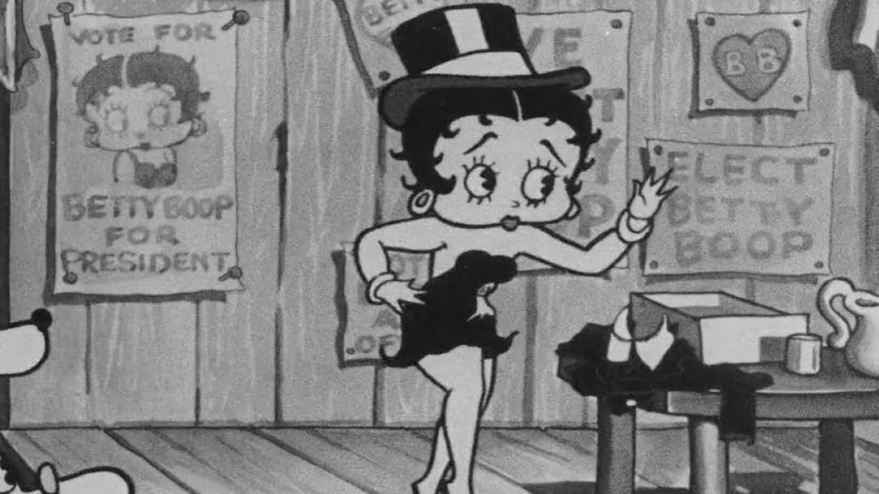Betty Boop for President backdrop