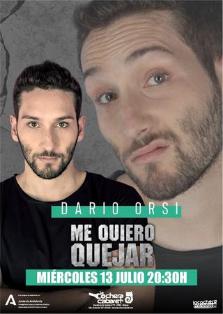 Dario Orsi - Me Quiero Quejar poster