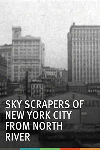 Skyscrapers of New York City, from the North River poster