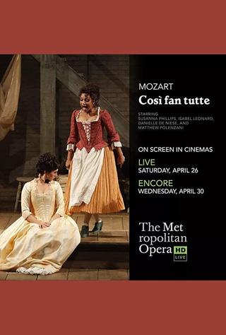 The Metropolitan Opera: Così Fan Tutte poster