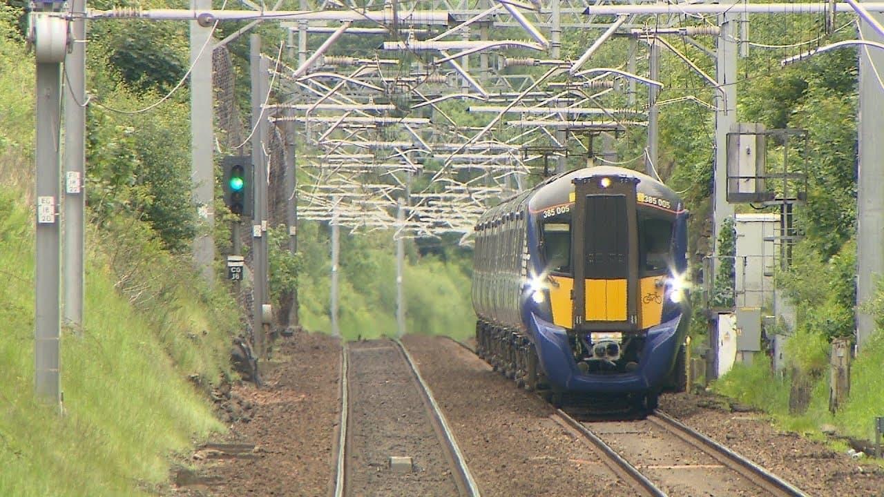 Edinburgh & Glasgow Driver's eye view backdrop