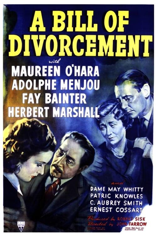 A Bill of Divorcement poster