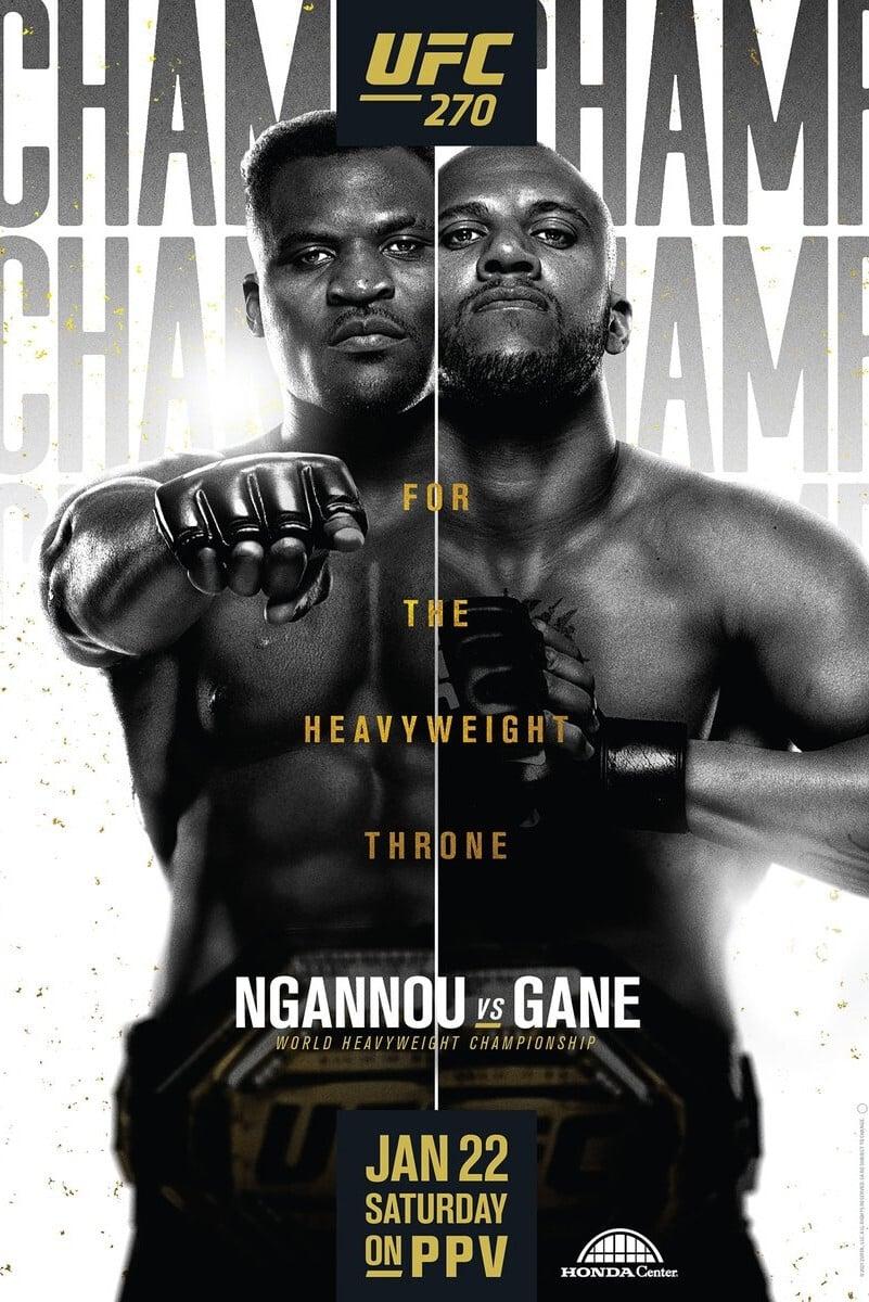 UFC 270: Ngannou vs. Gane poster