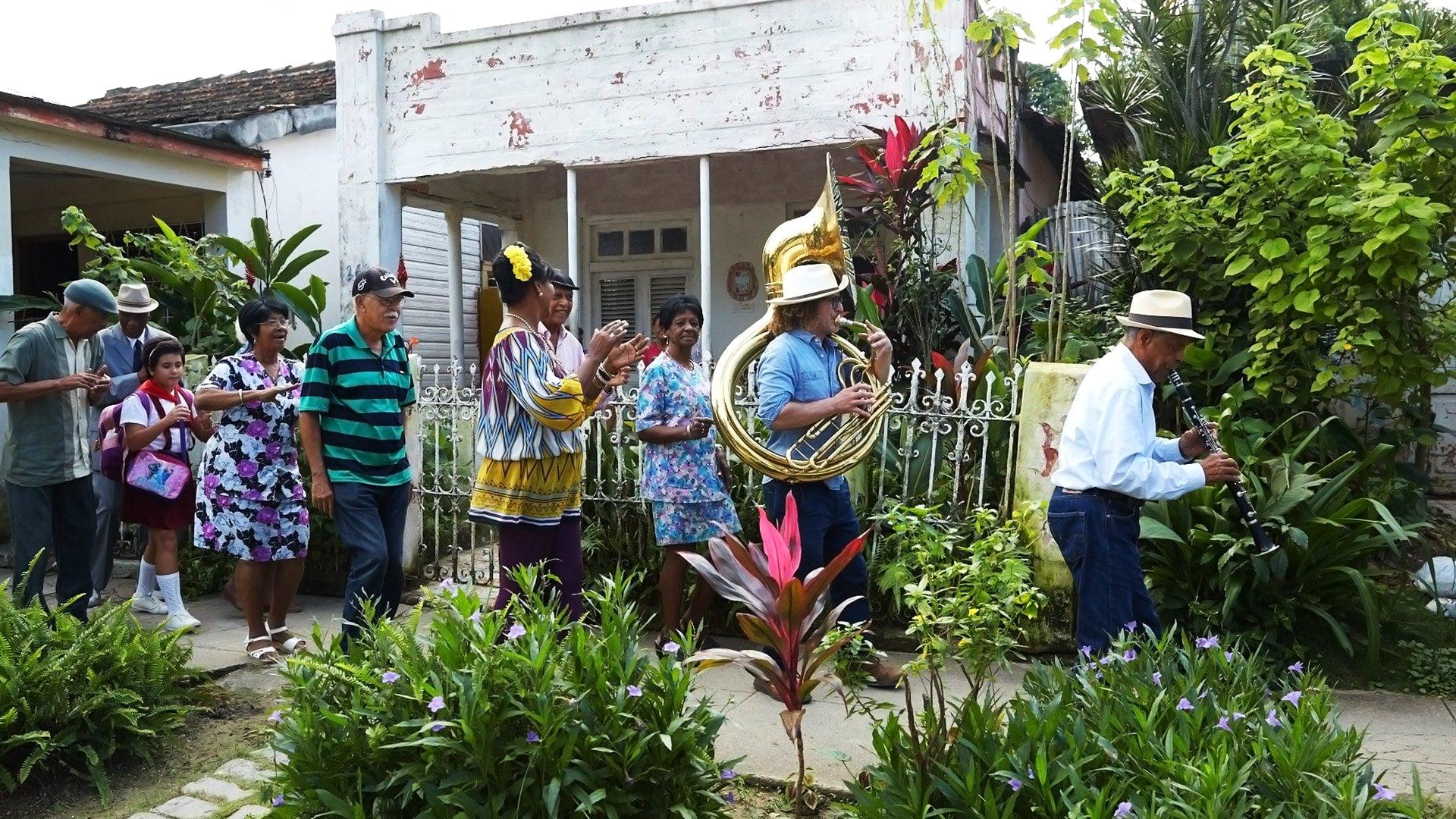 A Tuba To Cuba backdrop