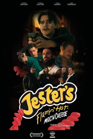 Jester's Flaming Hot Mac'n cheese poster