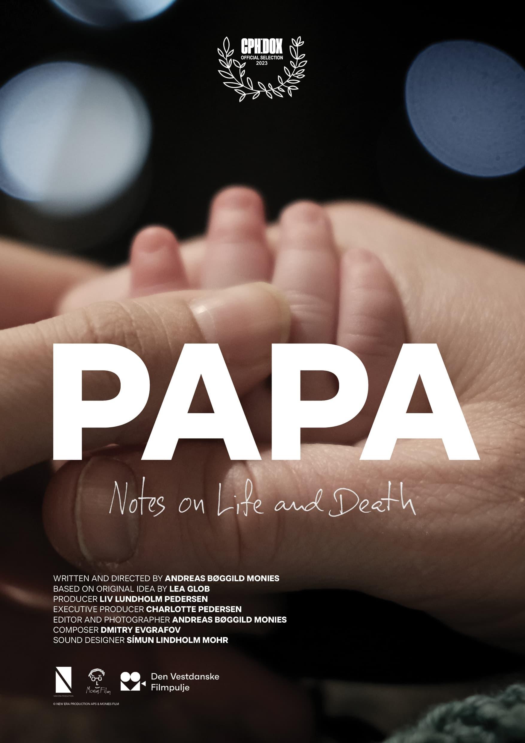 Papa – Notes on Life and Death poster
