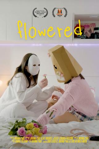 Flowered poster