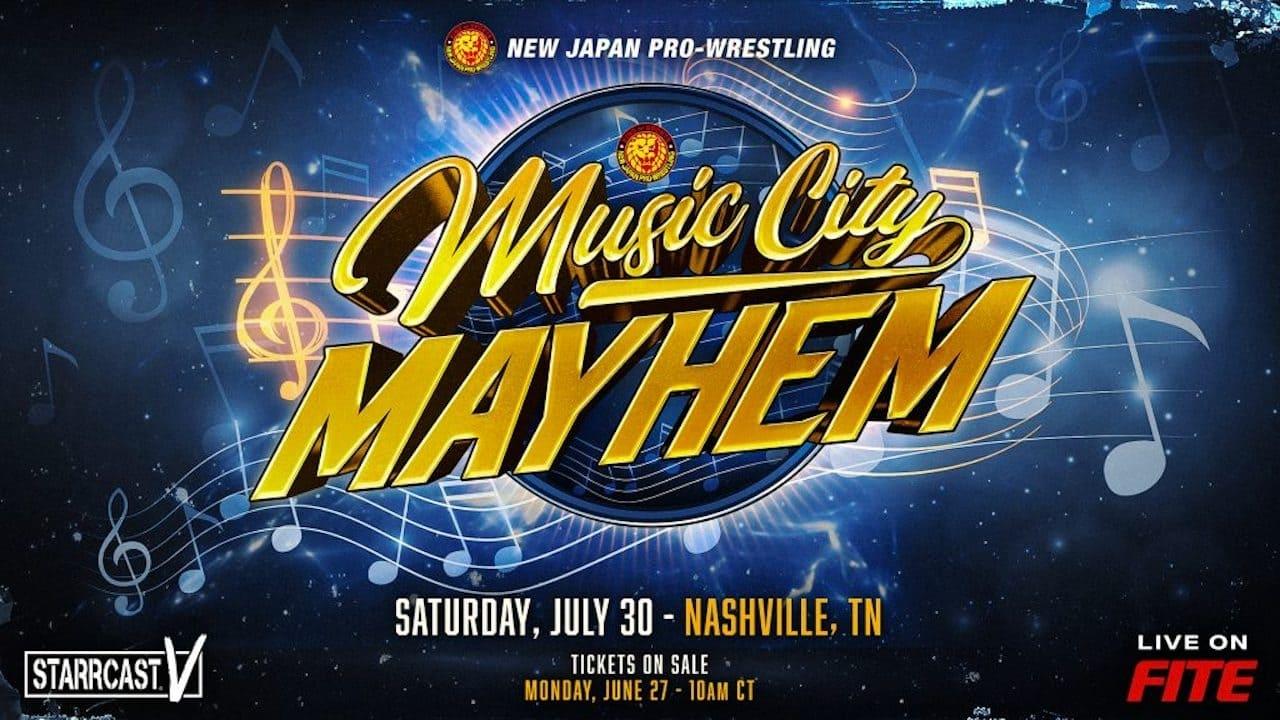 NJPW Music City Mayhem backdrop