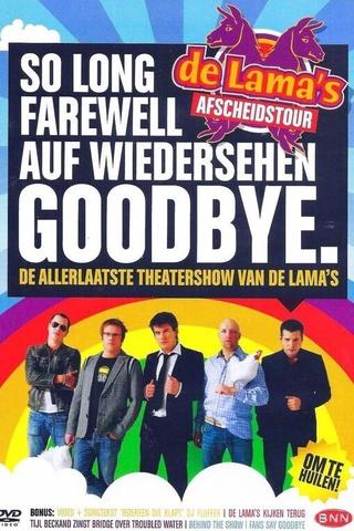 De Lama's: Afscheidstour poster